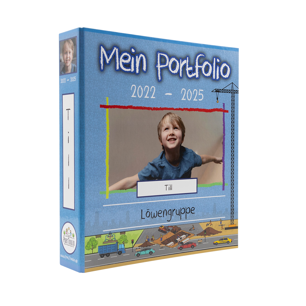 portfolio ordner kita kindergarten baustelle