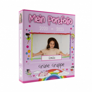 Portfolio-Ordner "Feen und Einhörner"