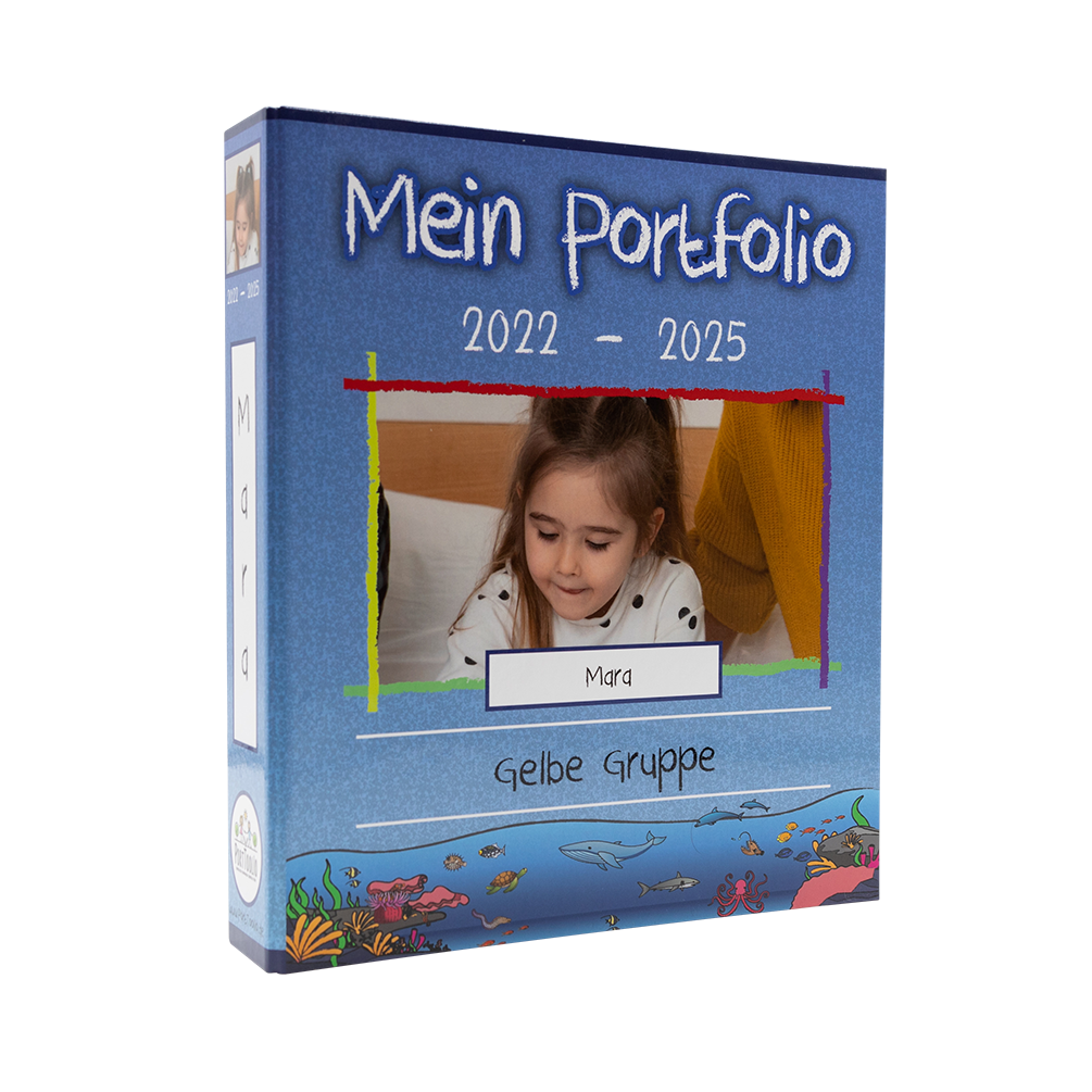 portfolio ordner kita kindergarten ozean