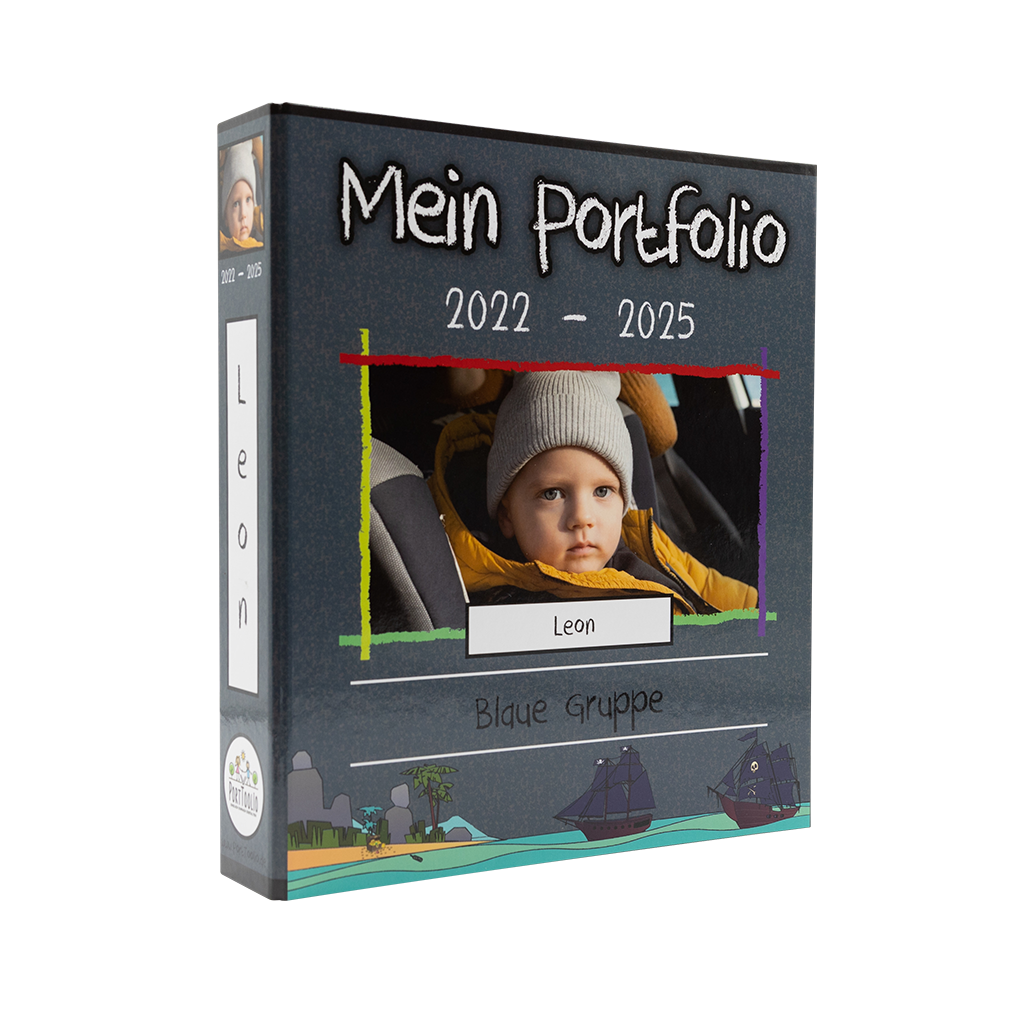 portfolio ordner kita kindergarten piraten