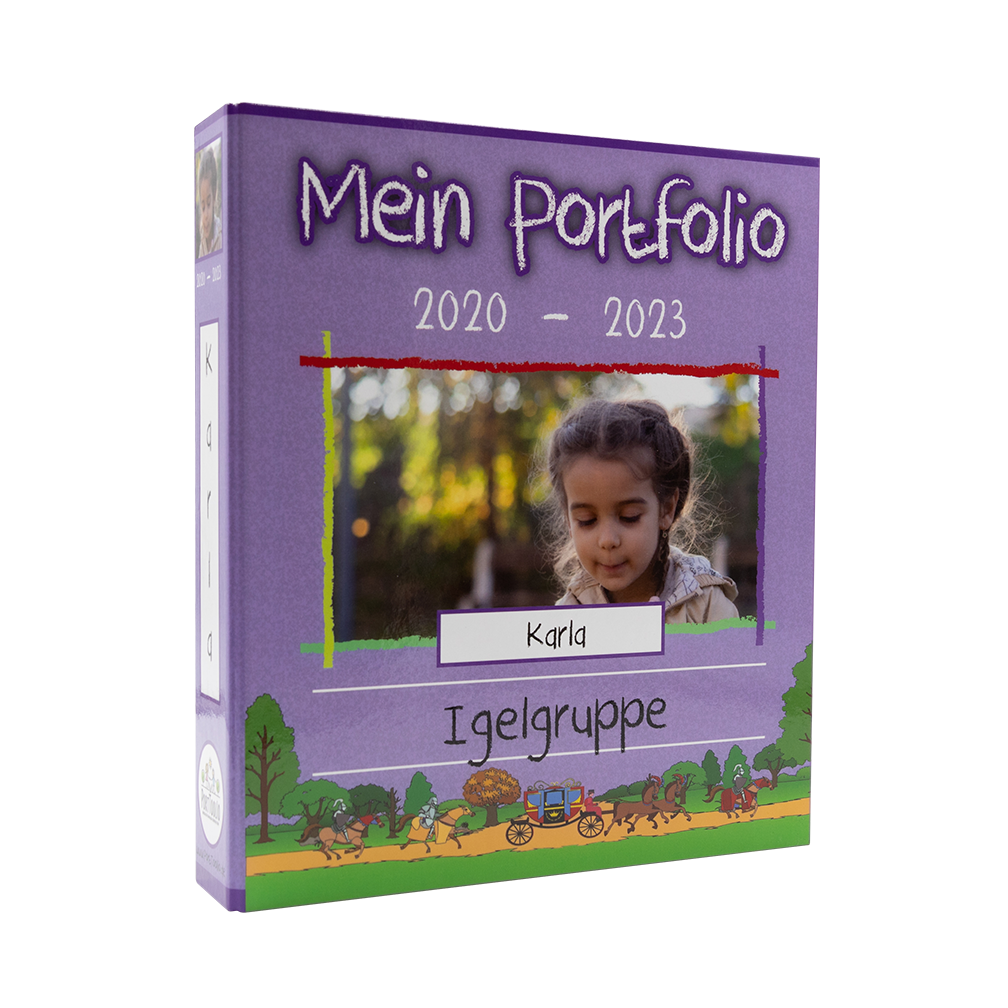 portfolio ordner kita kindergarten prinzessin